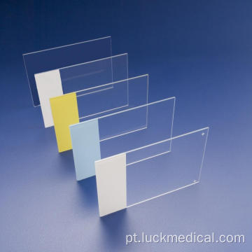 Slide de vidro para laboratório anaysis